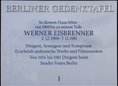 Ansicht Gedenktafel Werner Eisbrenner