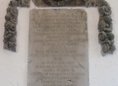 Ansicht Gedenktafel Otto Christoph Freiherr von Sparr