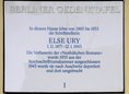 Ansicht Gedenktafel Else Ury - 1995