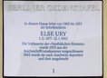 Ansicht Gedenktafel Else Ury - 1995