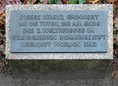 Ansicht Gedenktafel Stiftsfriedhof