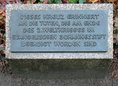 Ansicht Gedenktafel Stiftsfriedhof