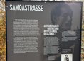 Ansicht Gedenktafel Samoastrasse - 2025