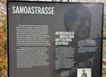 Ansicht Gedenktafel Samoastrasse - 2025