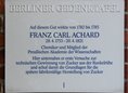 Ansicht Gedenktafel Franz Carl Achard - 1997