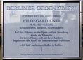 Ansicht Gedenktafel Hildegard Knef - 2012