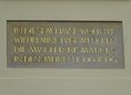 Ansicht Gedenktafel Wilhelmine Louise Mencken