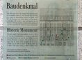 Ansicht Gedenktafel Hofbeamtenhaus (Baudenkmal)