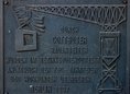Ansicht Gedenktafel Wohnungübergabe zur 750-Jahr-Feier - 1987