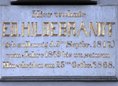 Ansicht Gedenktafel Eduard Hildebrandt