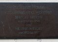 Ansicht Gedenktafel Bertolt Brecht und Helene Weigel - 1978