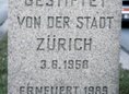 Ansicht Gedenktafel Zürich - 1958