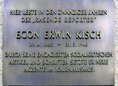 Ansicht Gedenktafel Egon Erwin Kisch - 1987
