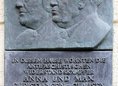 Ansicht Gedenktafel Anna und Max Christiansen-Clausen - 1985