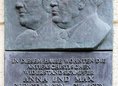 Ansicht Gedenktafel Anna und Max Christiansen-Clausen - 1985