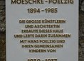 Ansicht Gedenktafel Marlene Moeschke-Poelzig - 2021