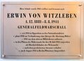 Ansicht Gedenktafel Erwin von Witzleben - 2011