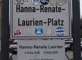 Ansicht Gedenktafel Hanna-Renate Laurien