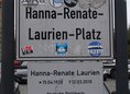 Ansicht Gedenktafel Hanna-Renate Laurien