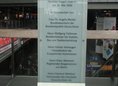 Ansicht Gedenktafel Eröffnung des Berliner Hauptbahnhofes - 2006