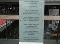 Ansicht Gedenktafel Eröffnung des Berliner Hauptbahnhofes - 2006