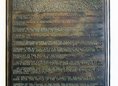 Ansicht Gedenktafel Resolution des US-Congress zur … - 1987